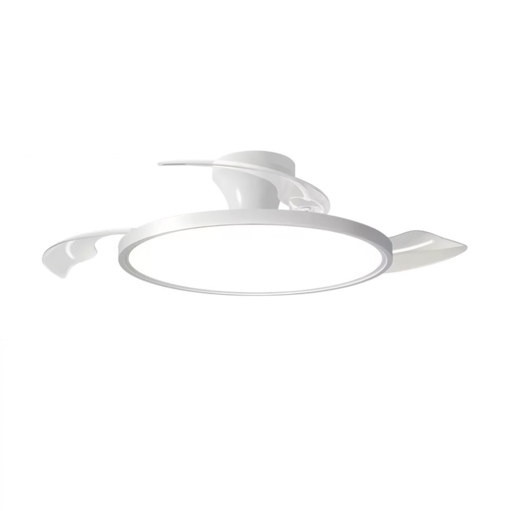 Ventilateur Plafond Invisible Moteur DC — Blanc & LED Intégrée
