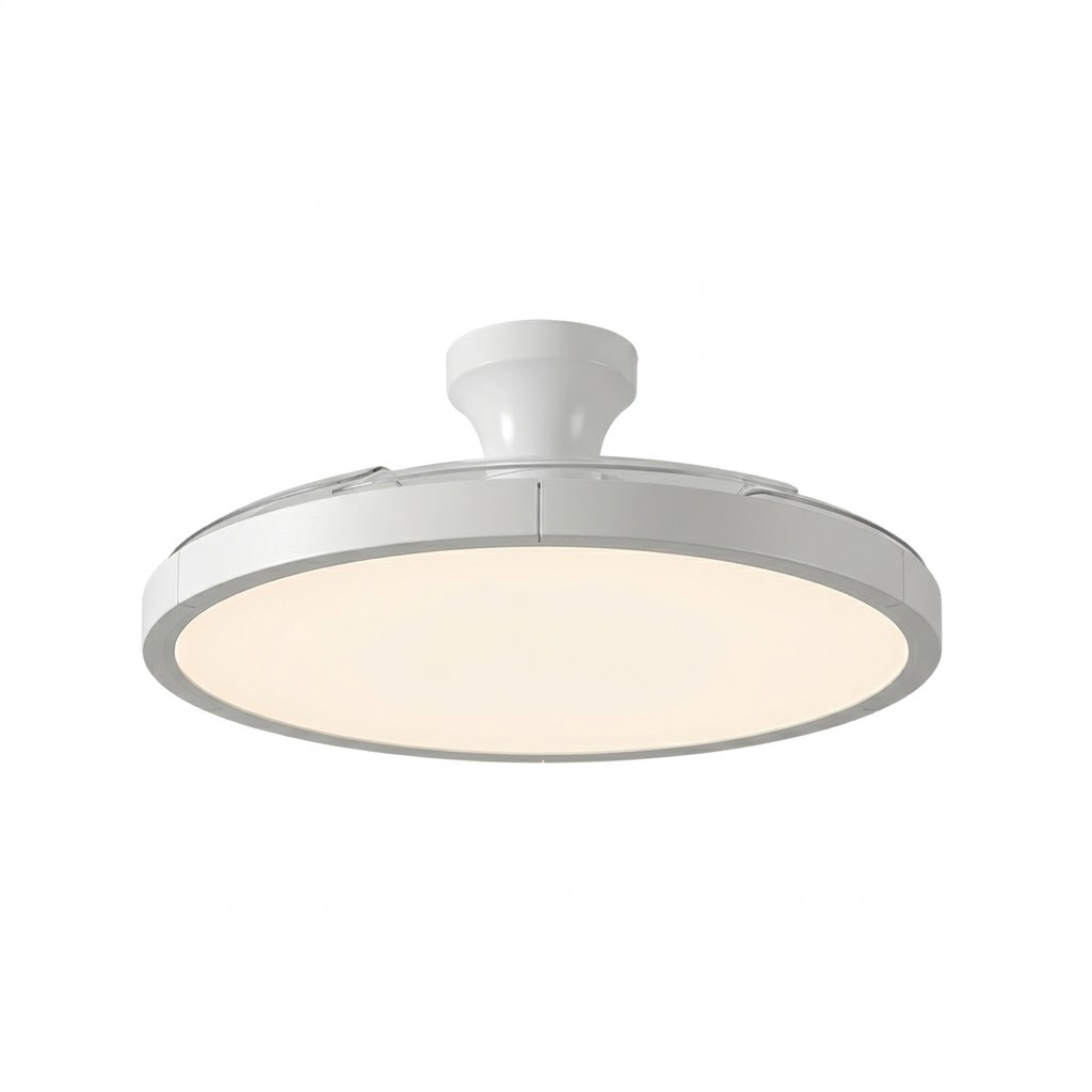 Ventilateur Plafond Invisible Moteur DC — Blanc & LED Intégrée