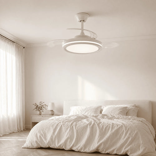 Ventilateur de Plafond Silencieux — LED Ajustable