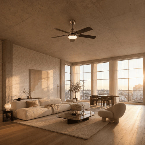 Ventilateur de Plafond Grande Envergure 107cm — LED Design